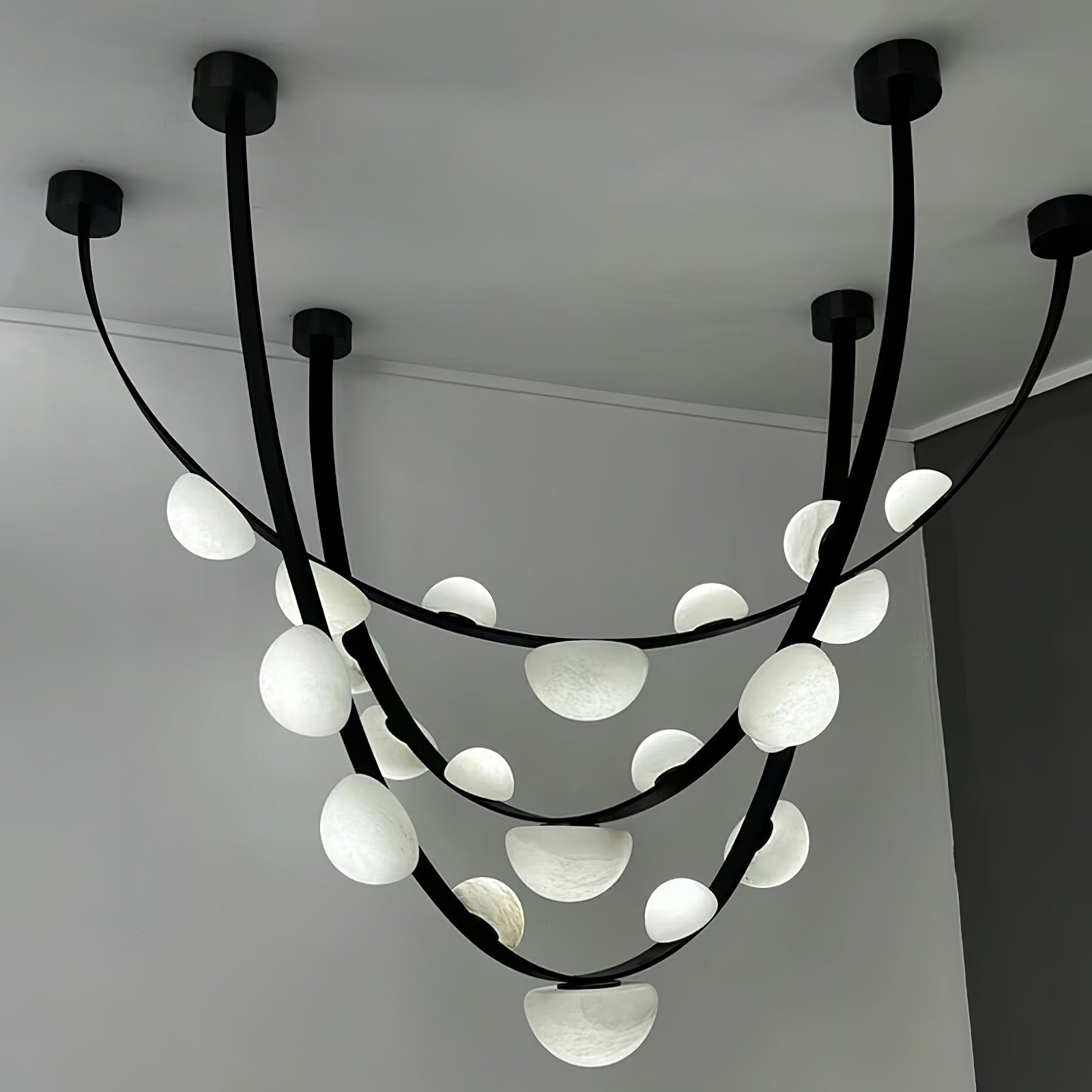 Evcaria Alabaster Chandelier - Blowlighting