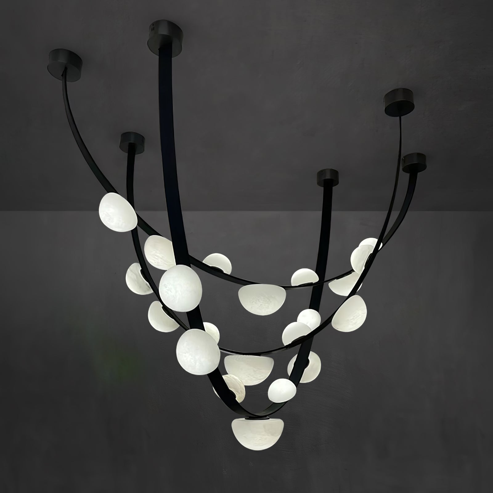 Evcaria Alabaster Chandelier - Blowlighting