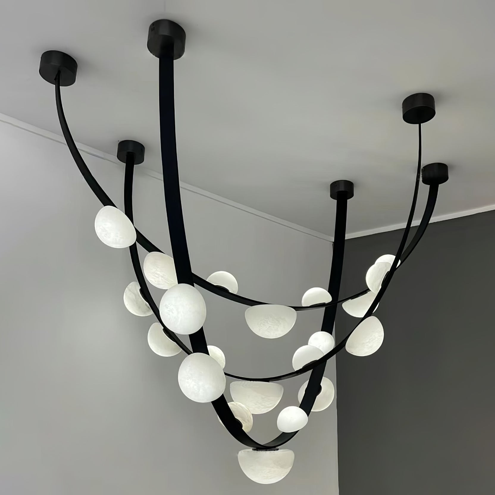 Evcaria Alabaster Chandelier - Blowlighting