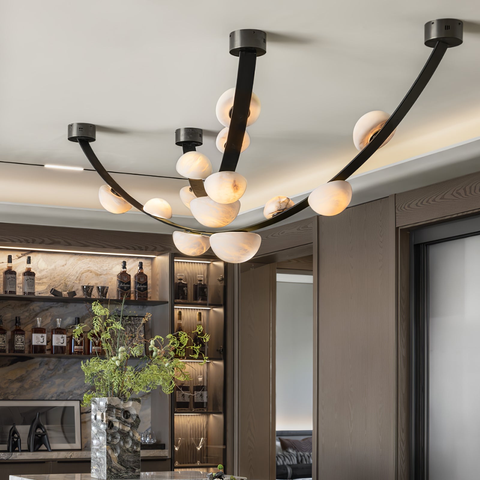 Evcaria Alabaster Chandelier - Blowlighting