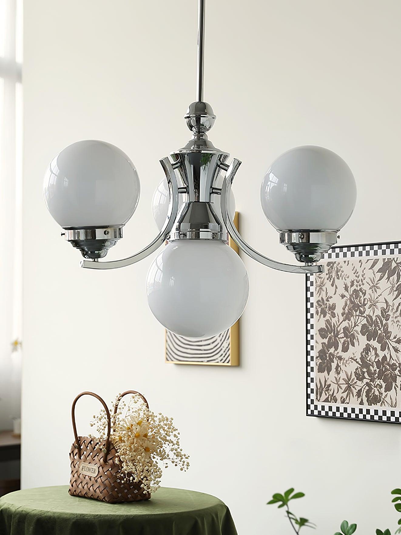 Dewdrop Globe Chandelier - Blowlighting