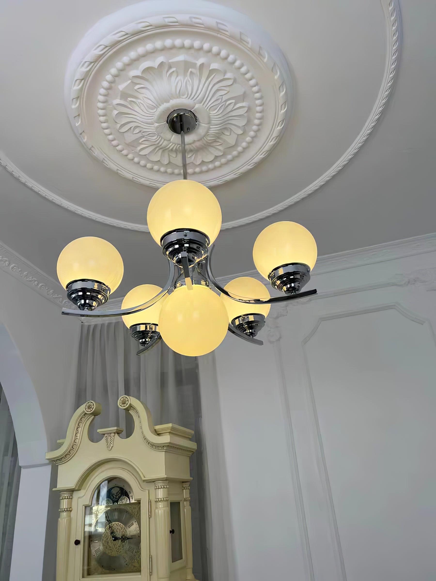 Dewdrop Globe Chandelier - Blowlighting