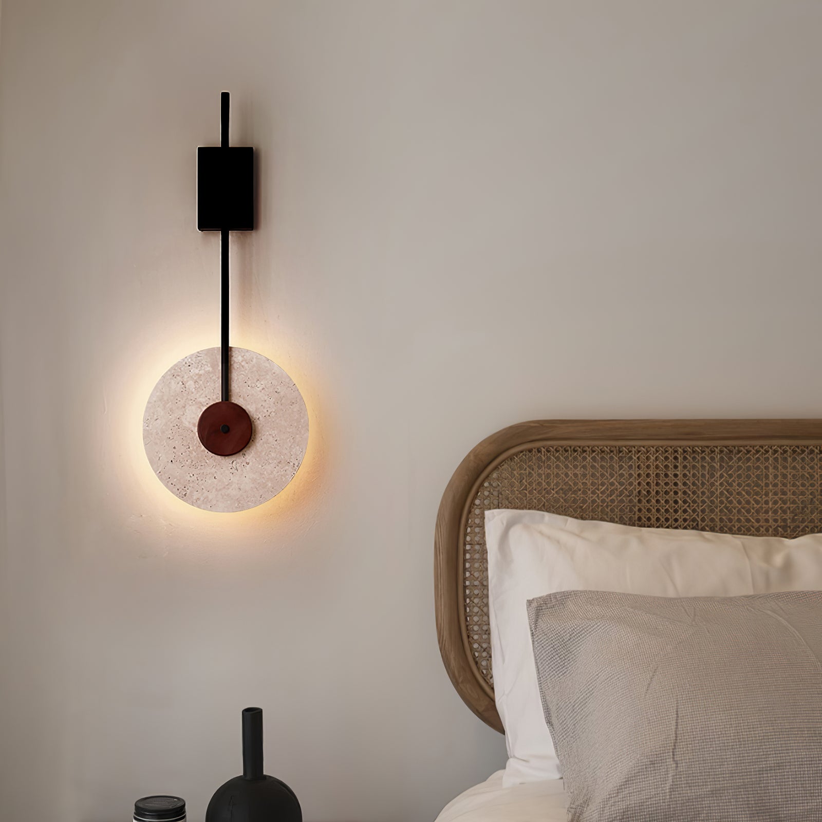 Elysia Travertine Wall Light - Blowlighting