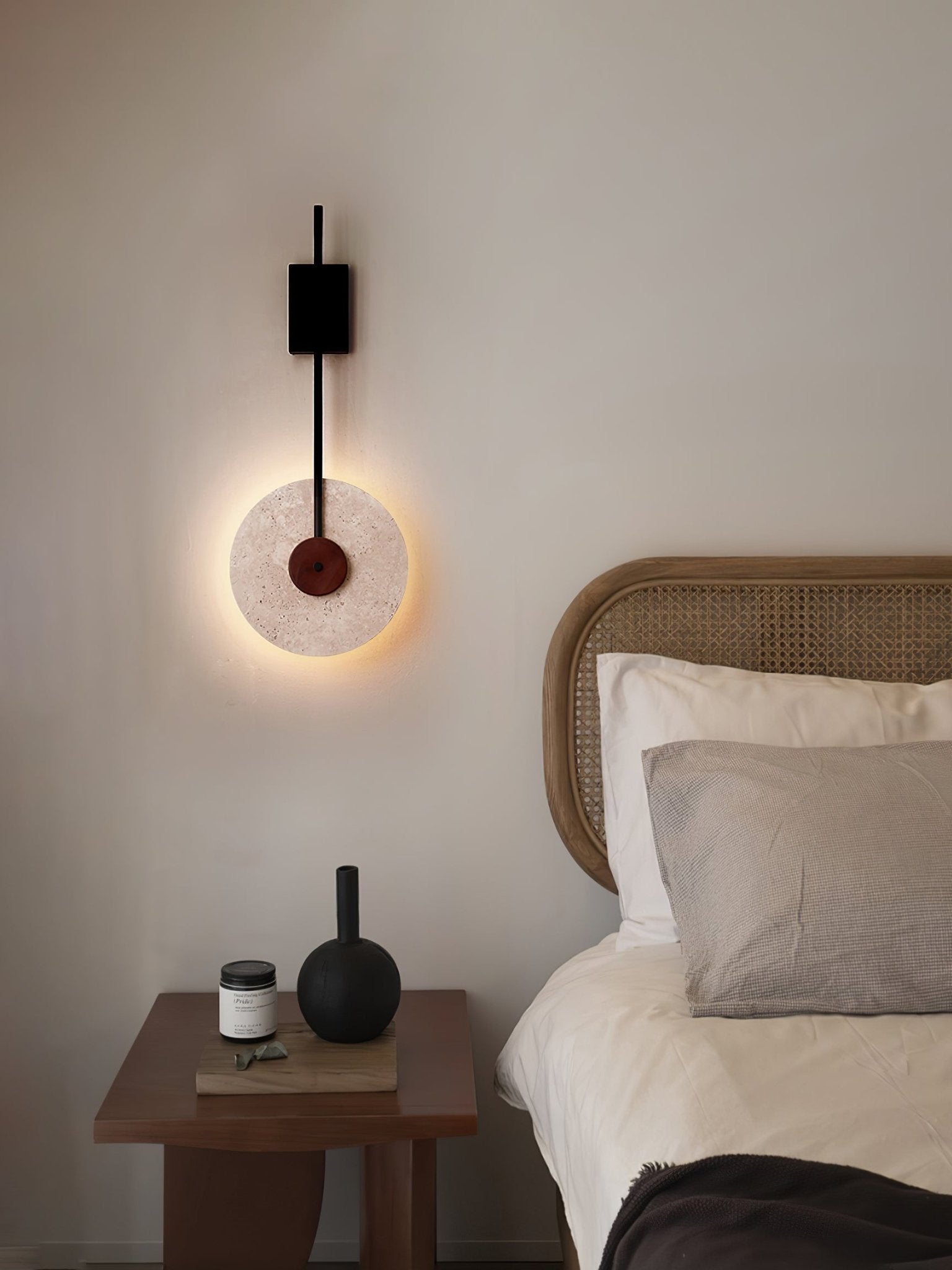Elysia Travertine Wall Light - Blowlighting
