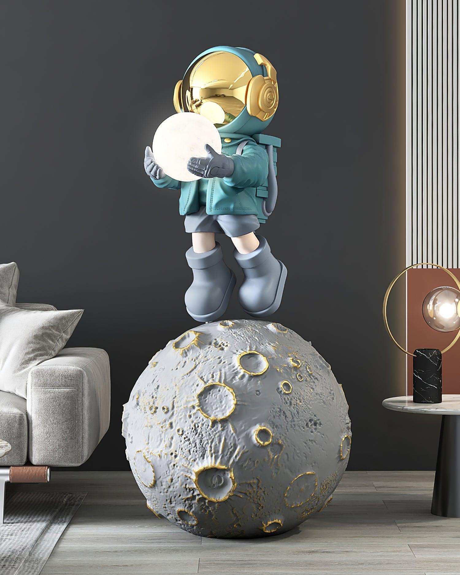 Diver Astronaut Built-in Battery Floor Lamp - Blowlighting
