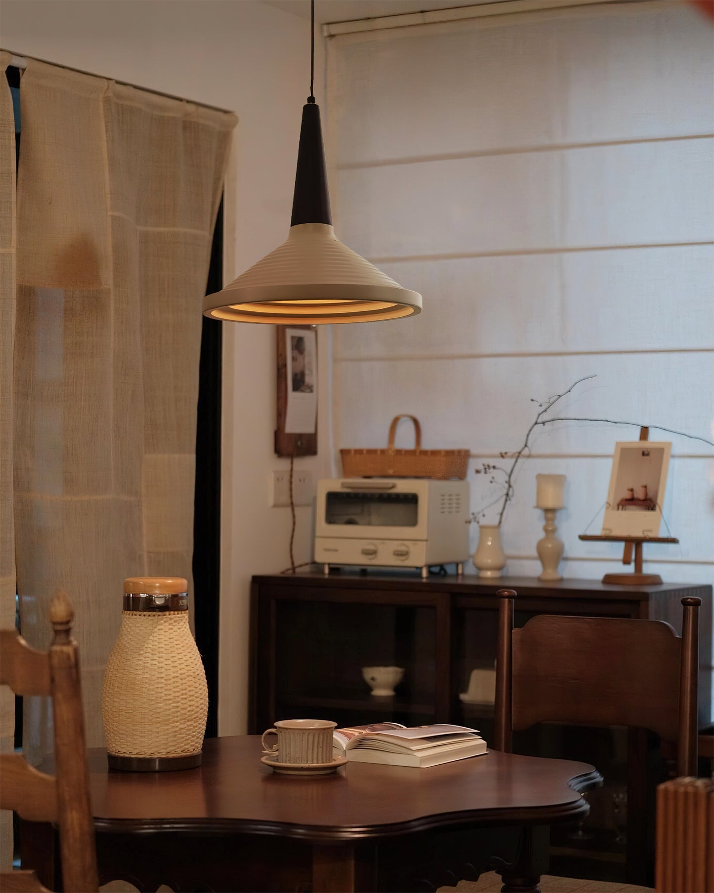 Doherty Wabi-Sabi Travertine Pendant Light