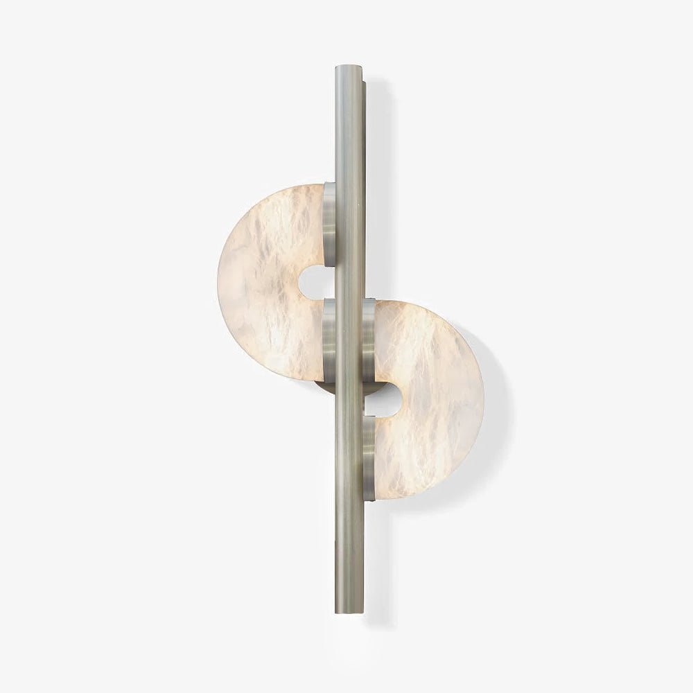 Liraven Dual Disc Alabaster Wall Light - Blowlighting