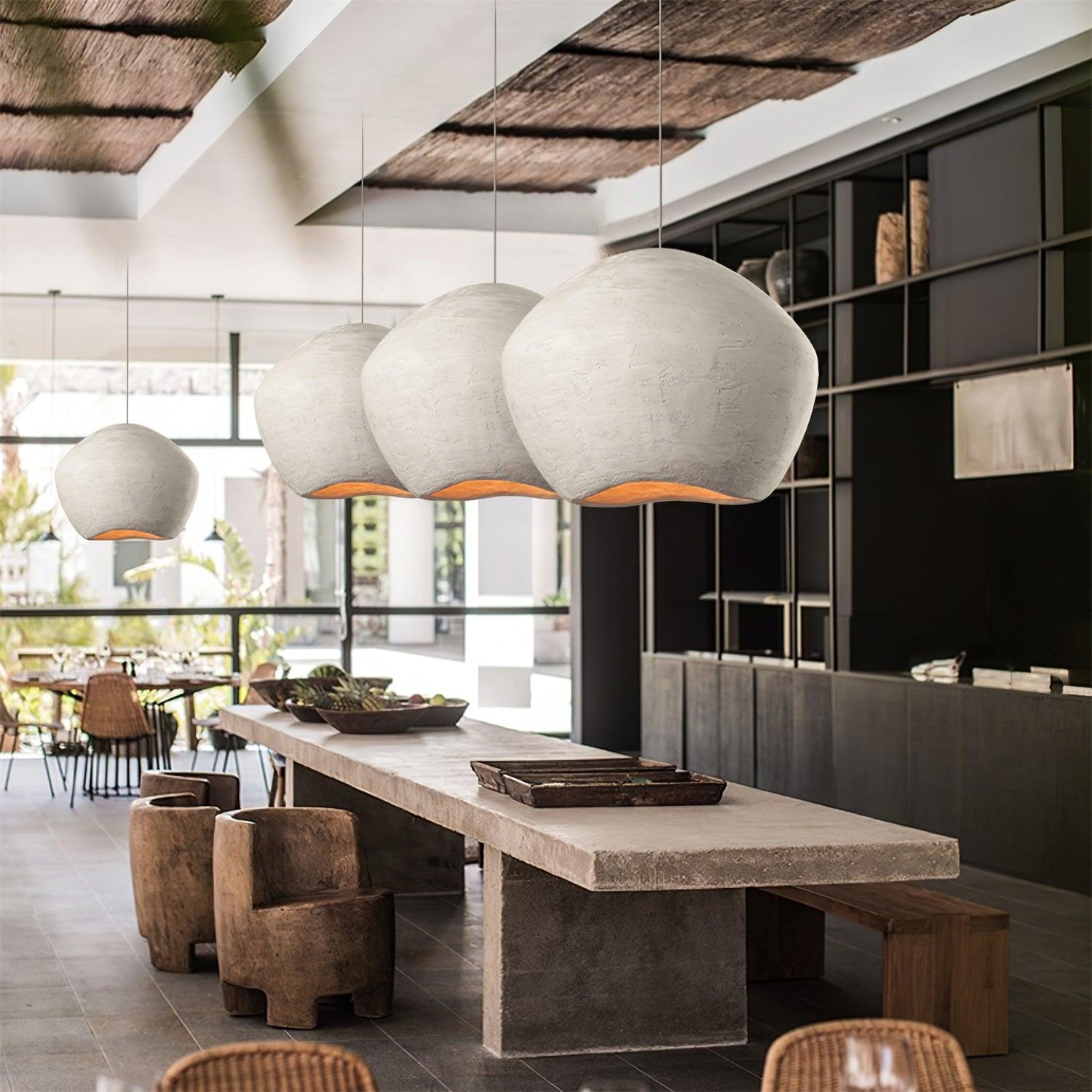 Aursore Modern Minimalist Nordic Dome Composite Pendant Lamp - Blowlighting