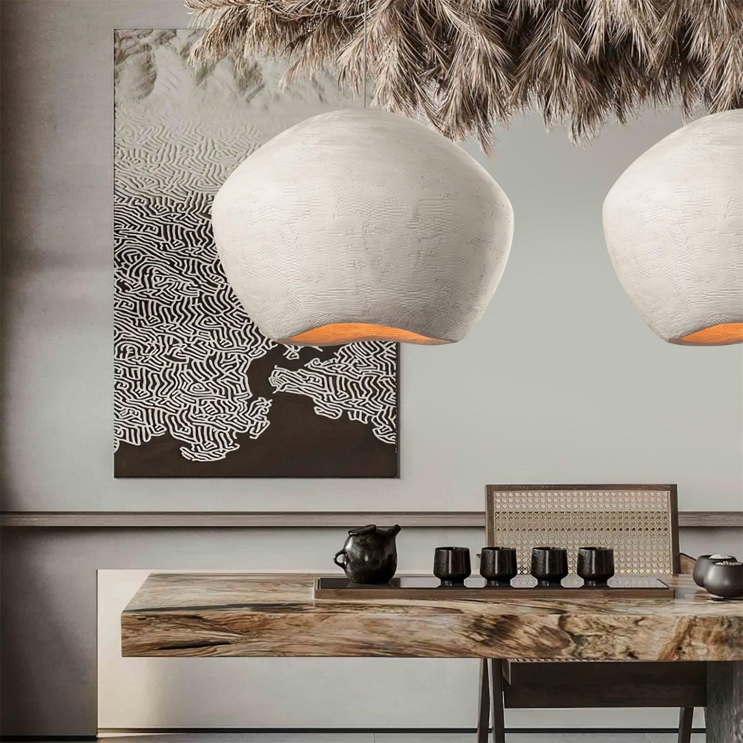 Aursore Modern Minimalist Nordic Dome Composite Pendant Lamp - Blowlighting