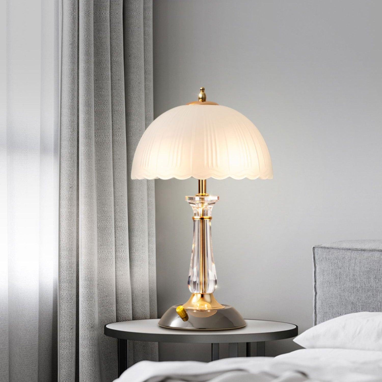 Domed Glass Table Light - Blowlighting