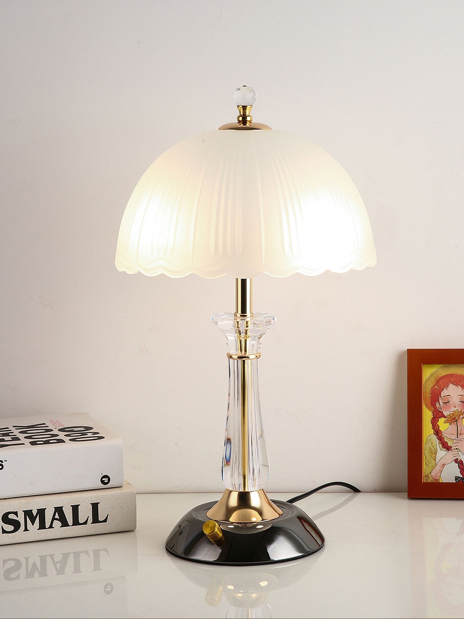 Domed Glass Table Light - Blowlighting