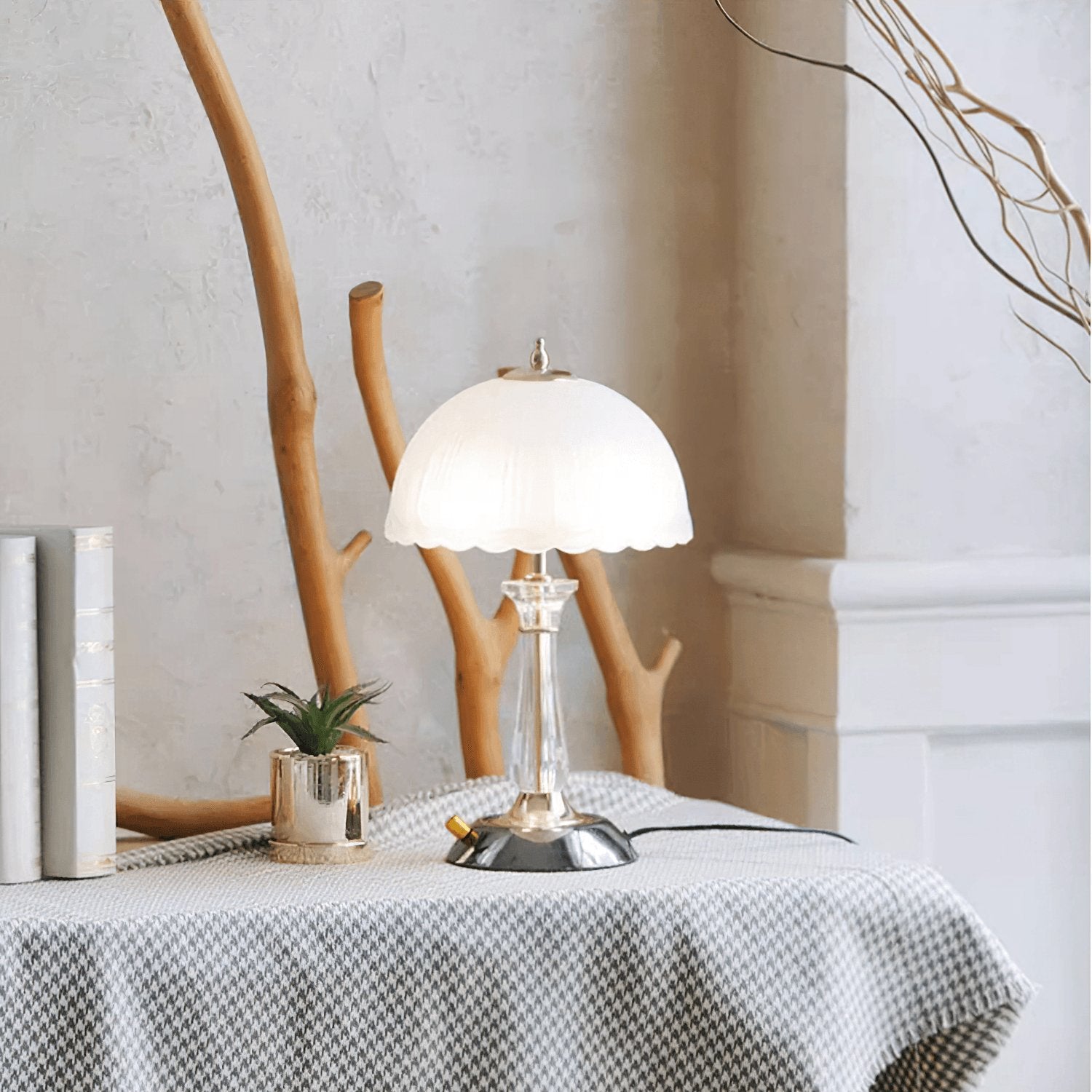 Domed Glass Table Light - Blowlighting