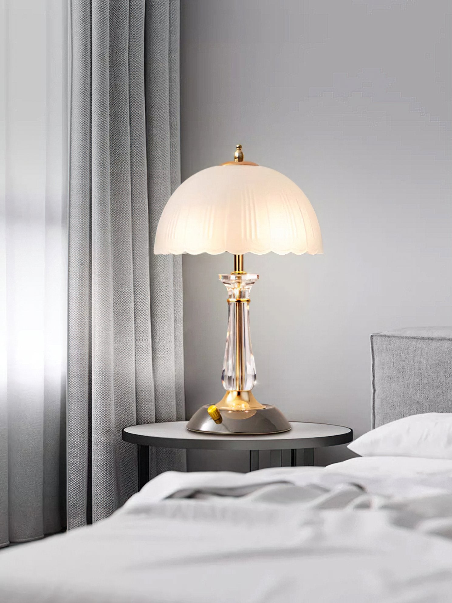 Domed Glass Table Light - Blowlighting