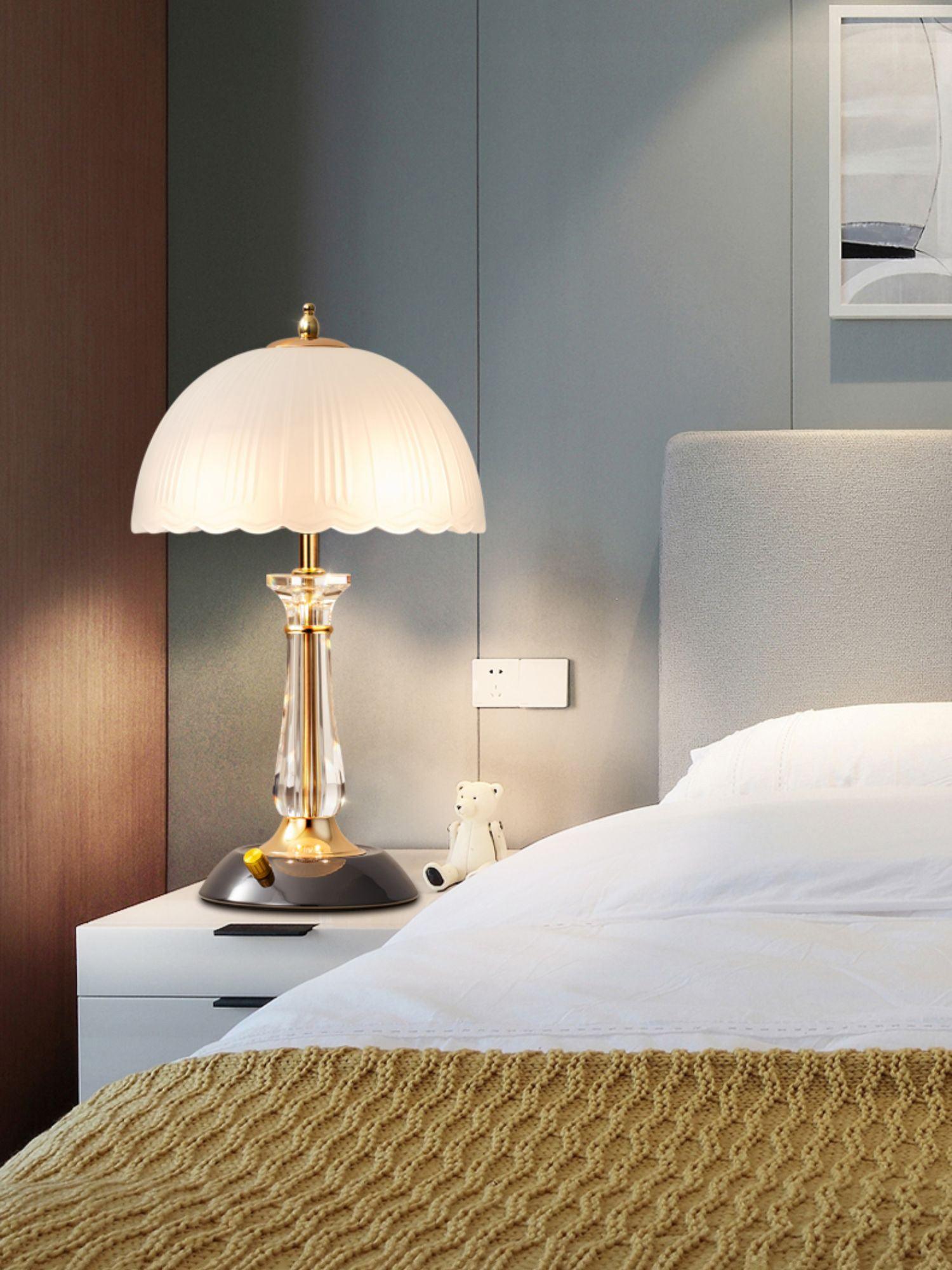 Domed Glass Table Light - Blowlighting