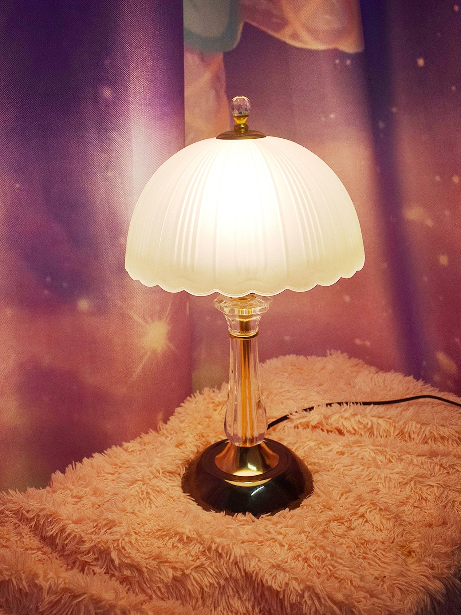 Domed Glass Table Light - Blowlighting