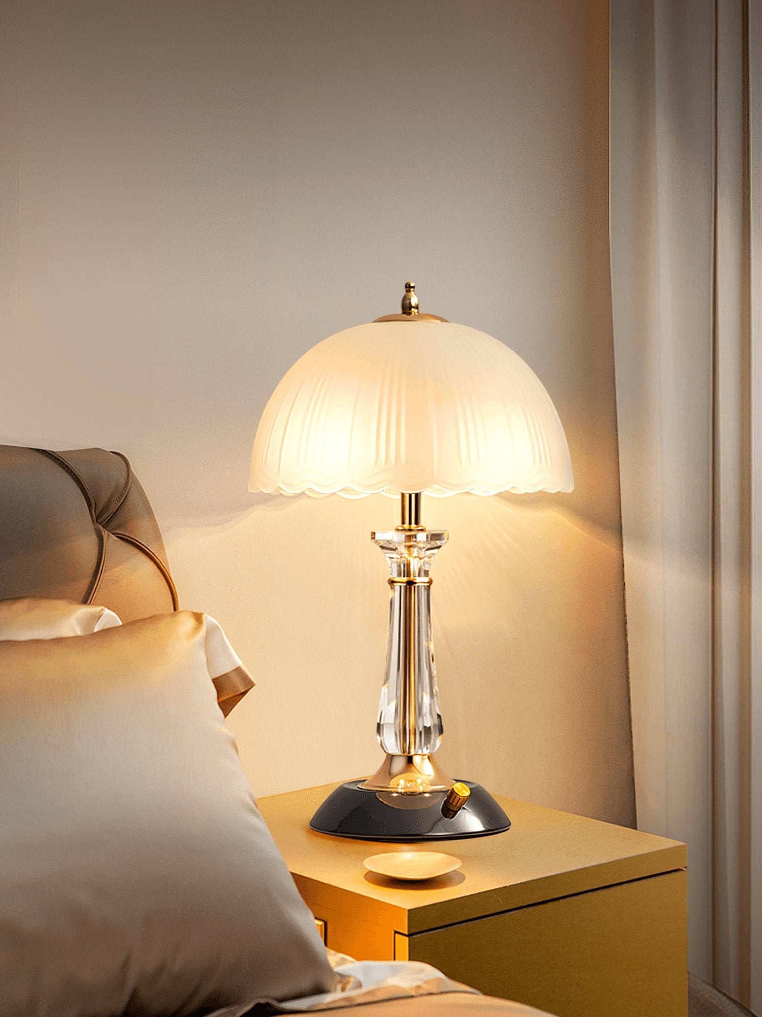 Domed Glass Table Light - Blowlighting
