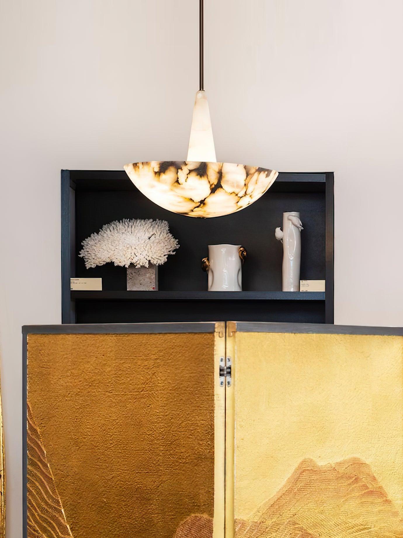 Umiros Alabaster Pendant Light - Blowlighting