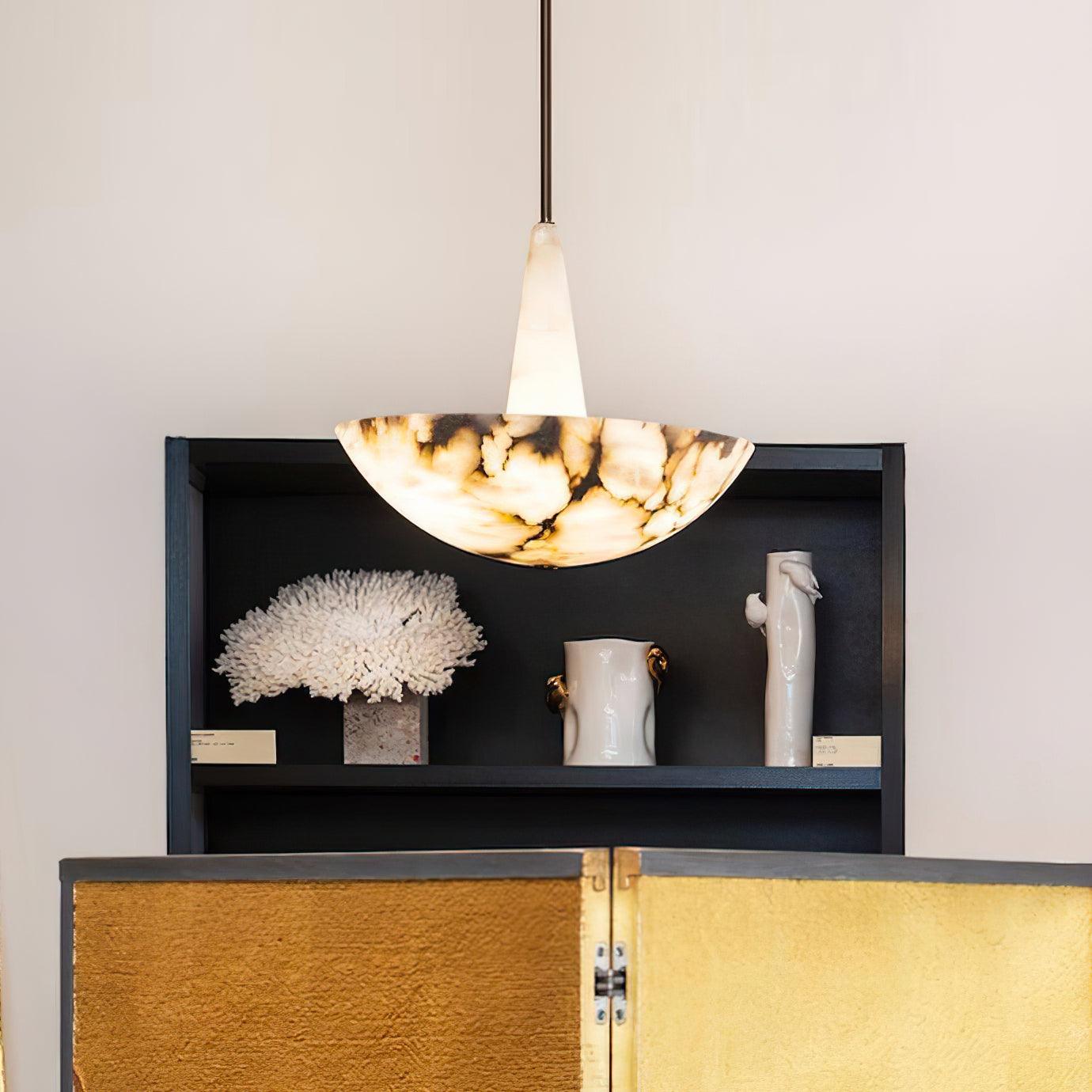 Umiros Alabaster Pendant Light - Blowlighting