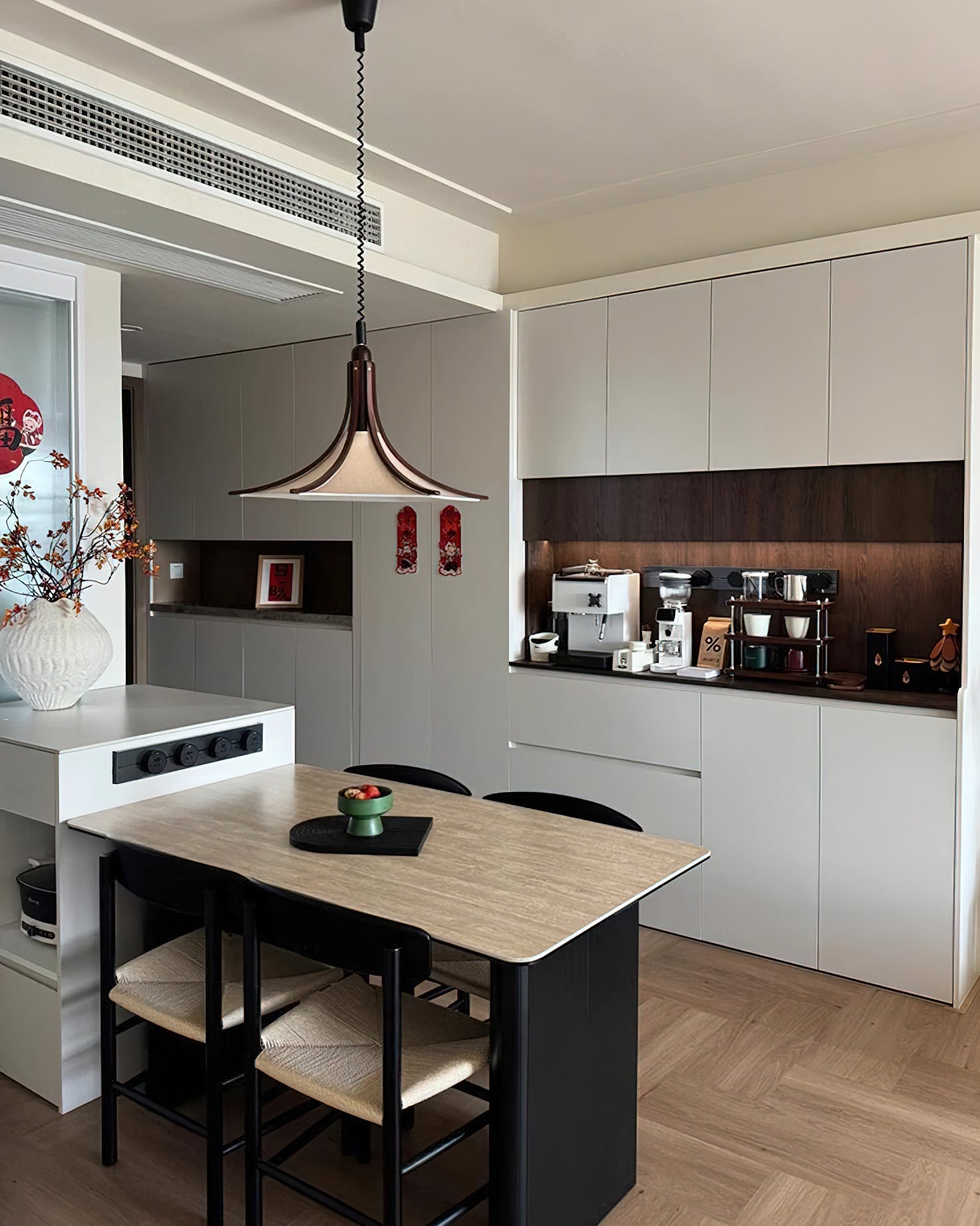 Domus Modern Fabric Pendant Light