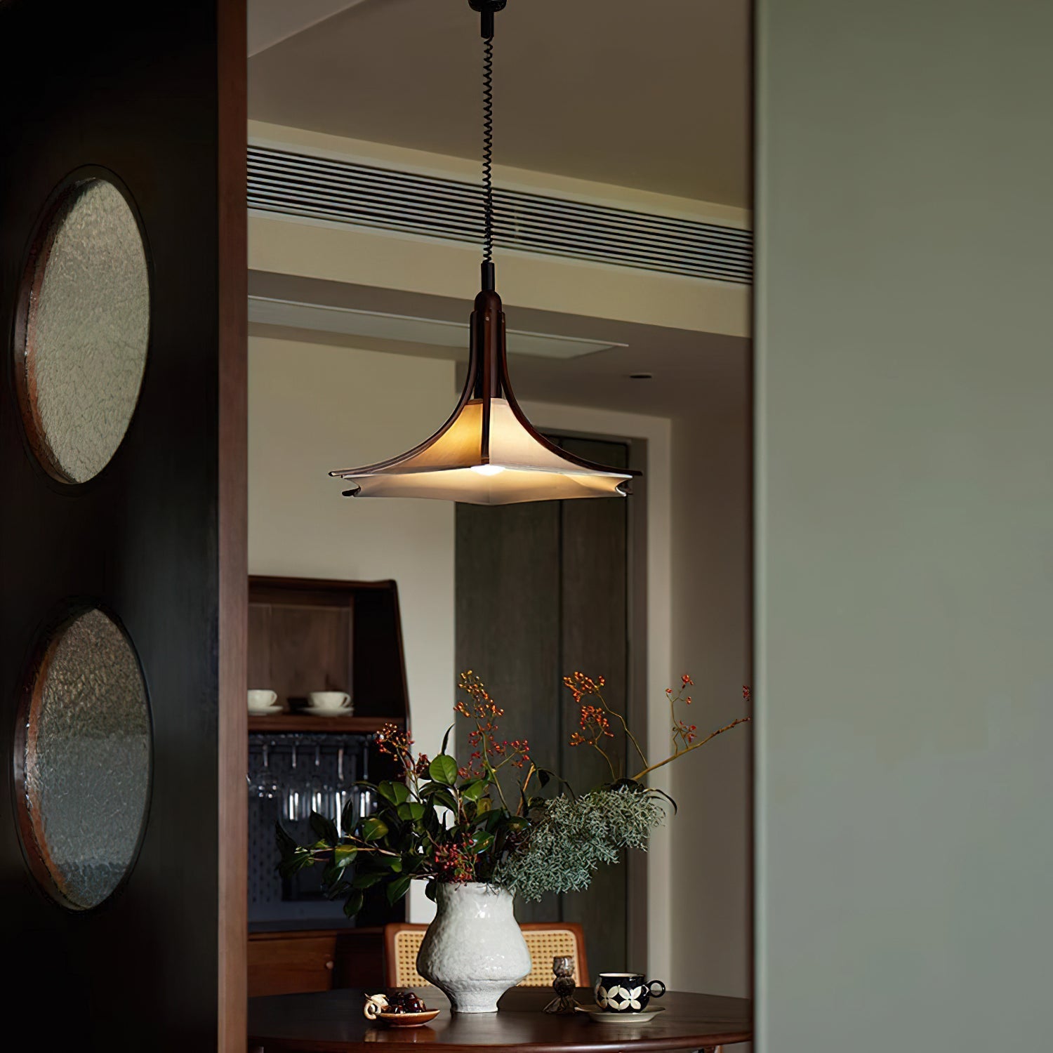 Domus Modern Fabric Pendant Light