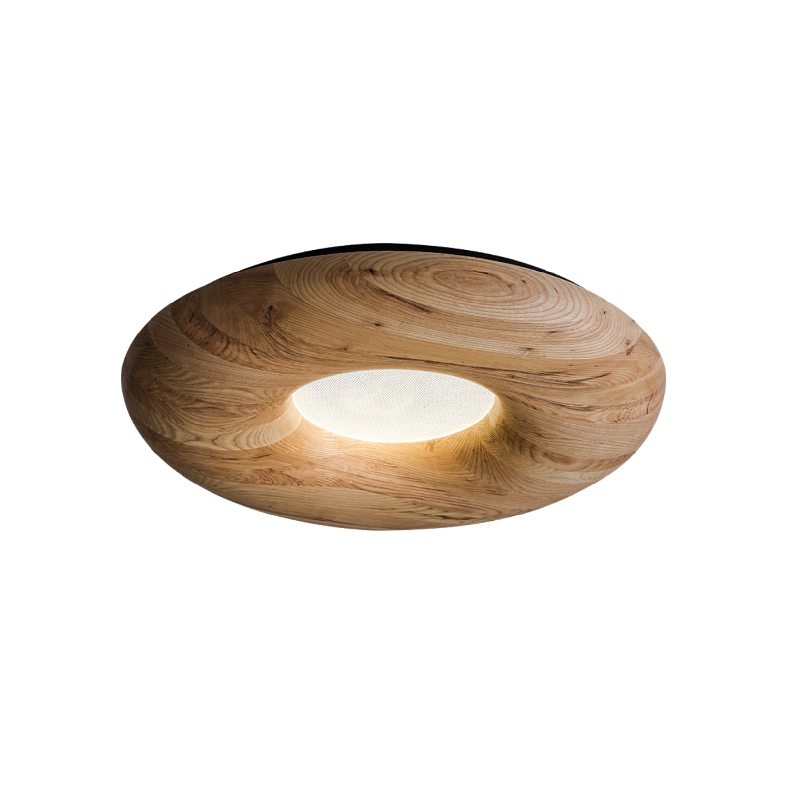 Zosora Organic Oak Flush Mount - Blowlighting
