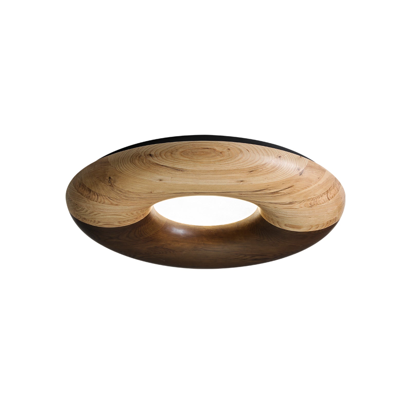 Zosora Organic Oak Flush Mount - Blowlighting
