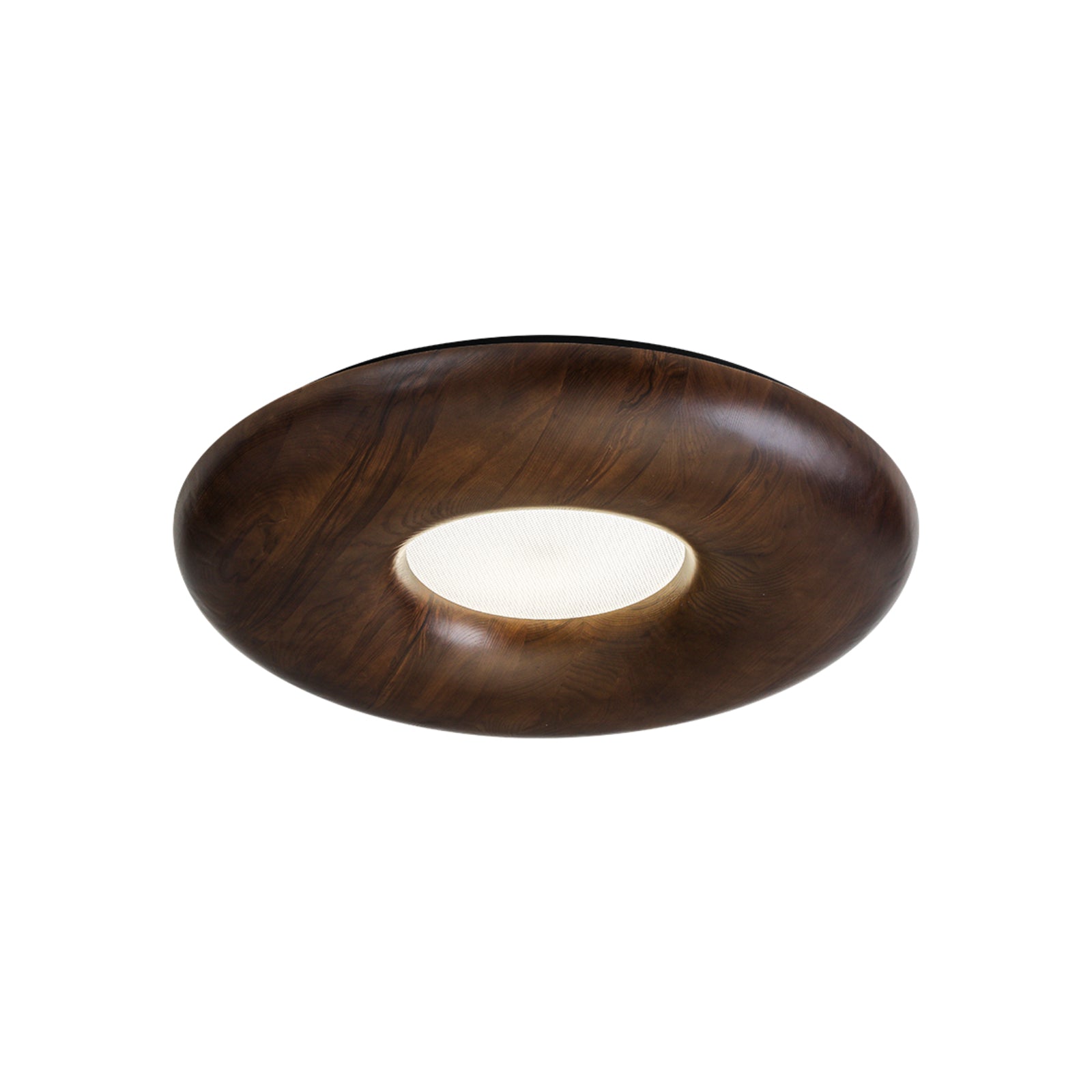 Zosora Organic Oak Flush Mount - Blowlighting
