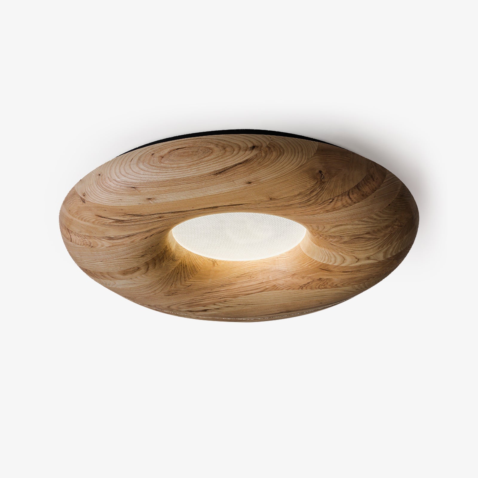 Zosora Organic Oak Flush Mount - Blowlighting
