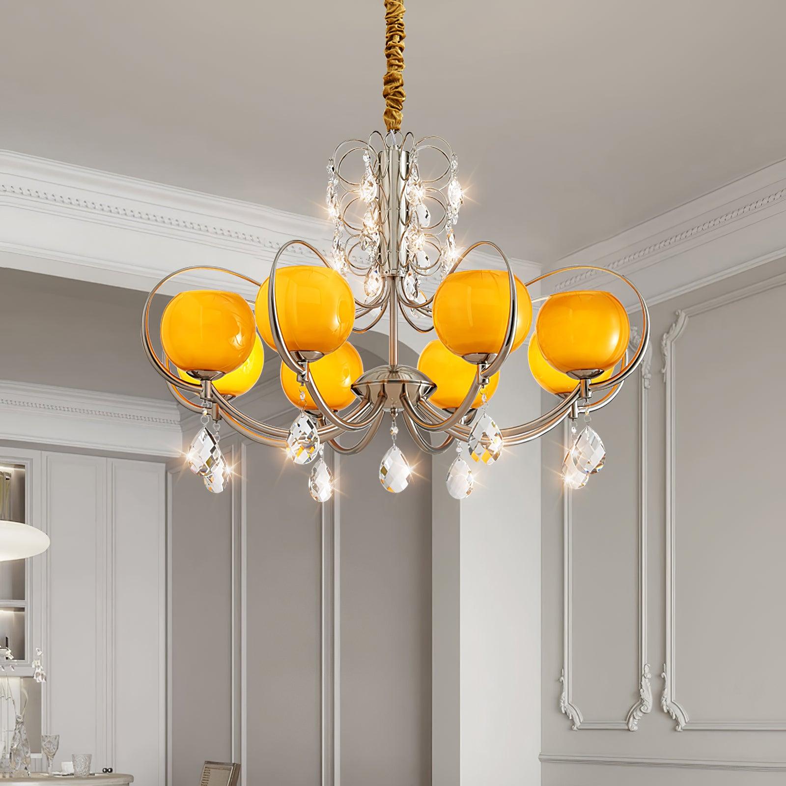 Jude Luxury Glass Chandelier - Blowlighting