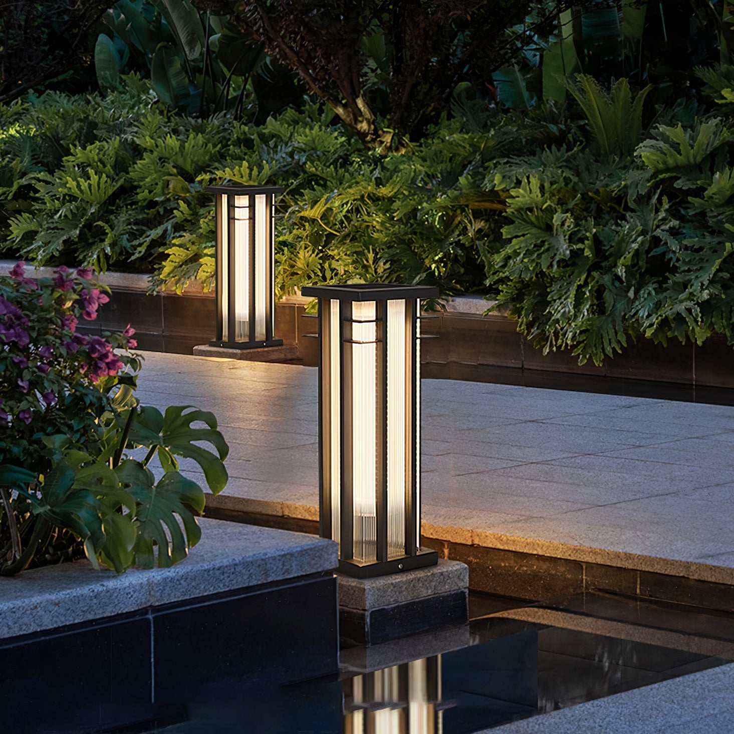 Double Axis Outdoor Post Lamp - Blowlighting