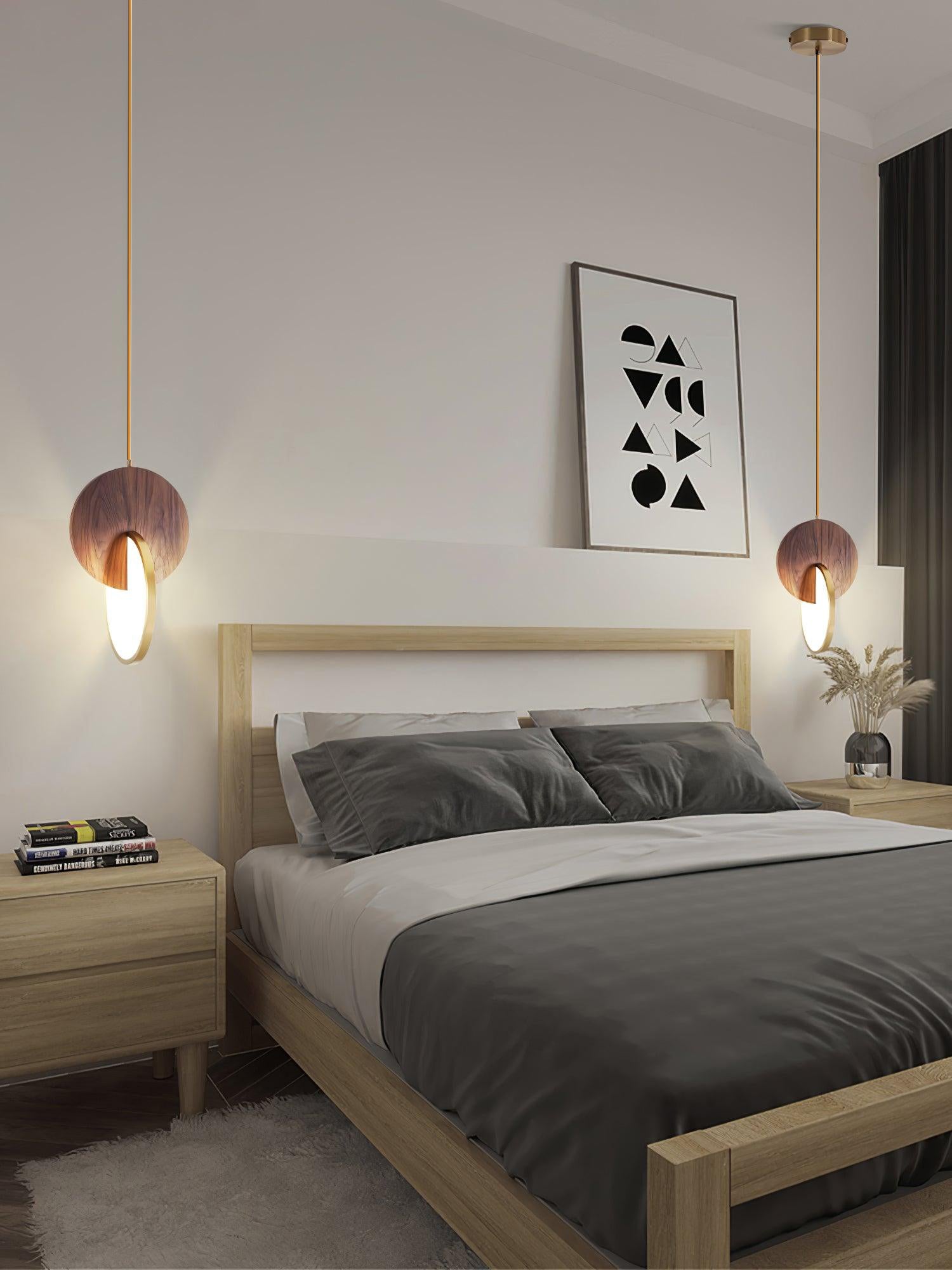 Lysola Wood Ring Pendant Light - Blowlighting