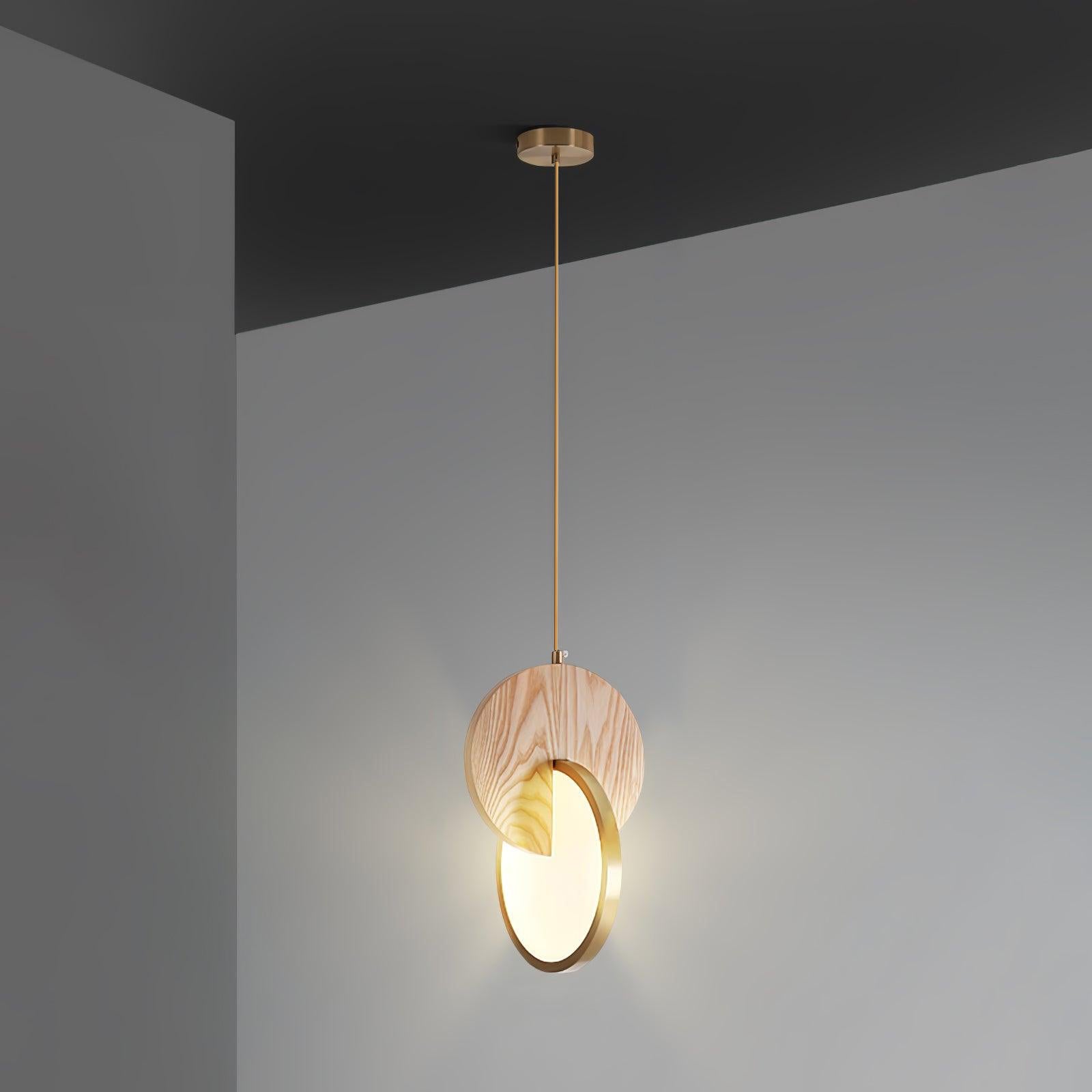 Lysola Wood Ring Pendant Light - Blowlighting