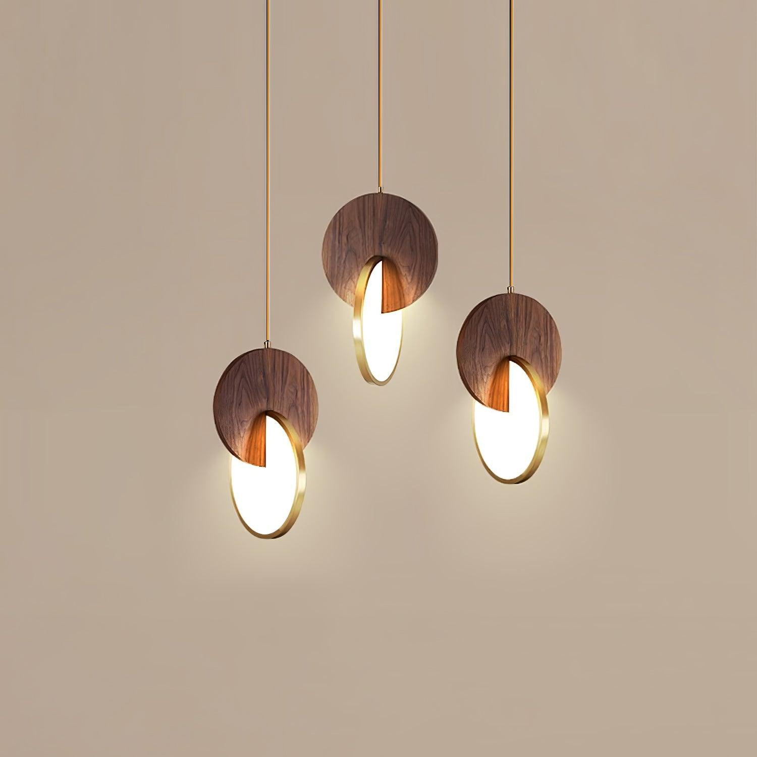 Lysola Wood Ring Pendant Light - Blowlighting