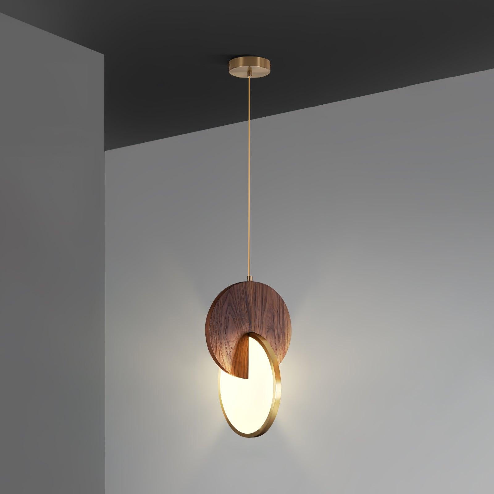 Lysola Wood Ring Pendant Light - Blowlighting