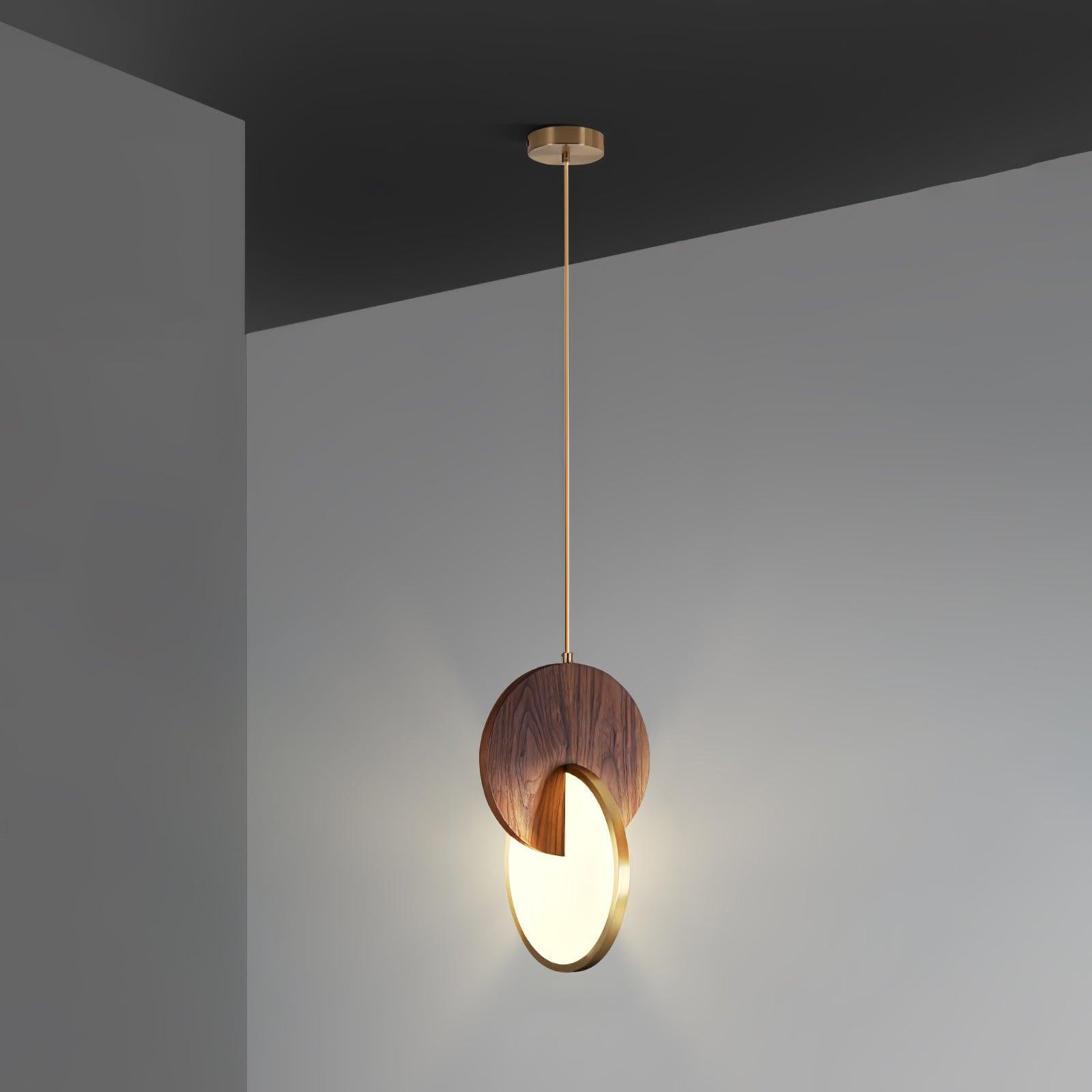 Lysola Wood Ring Pendant Light - Blowlighting