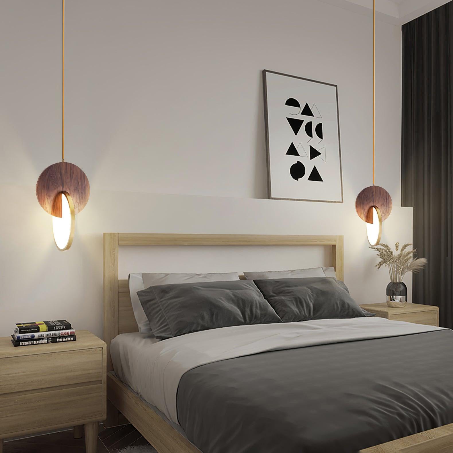 Lysola Wood Ring Pendant Light - Blowlighting