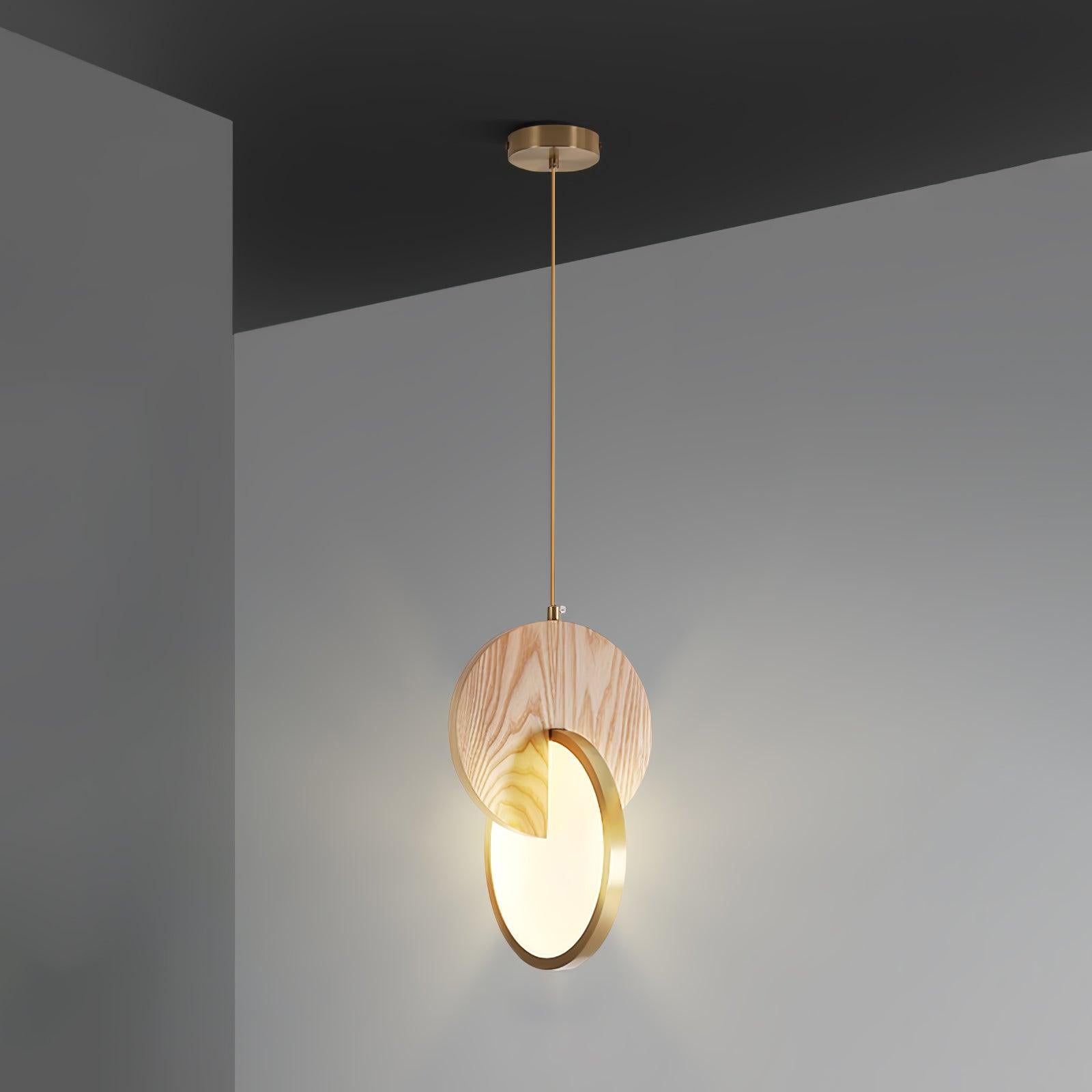 Lysola Wood Ring Pendant Light - Blowlighting