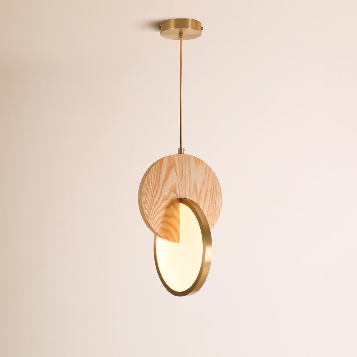 Lysola Wood Ring Pendant Light - Blowlighting