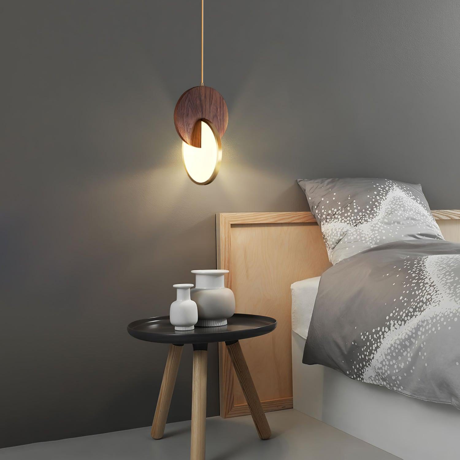 Lysola Wood Ring Pendant Light - Blowlighting