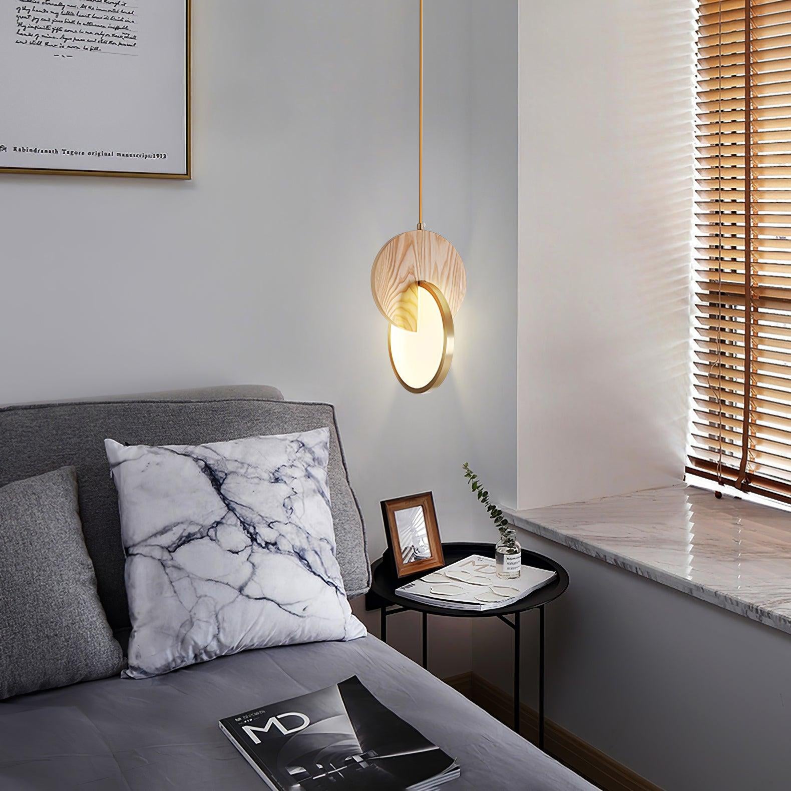 Lysola Wood Ring Pendant Light - Blowlighting
