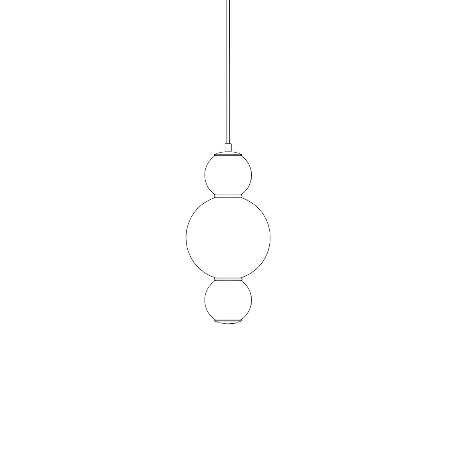 Double Globe Pendant Lamp - Blowlighting