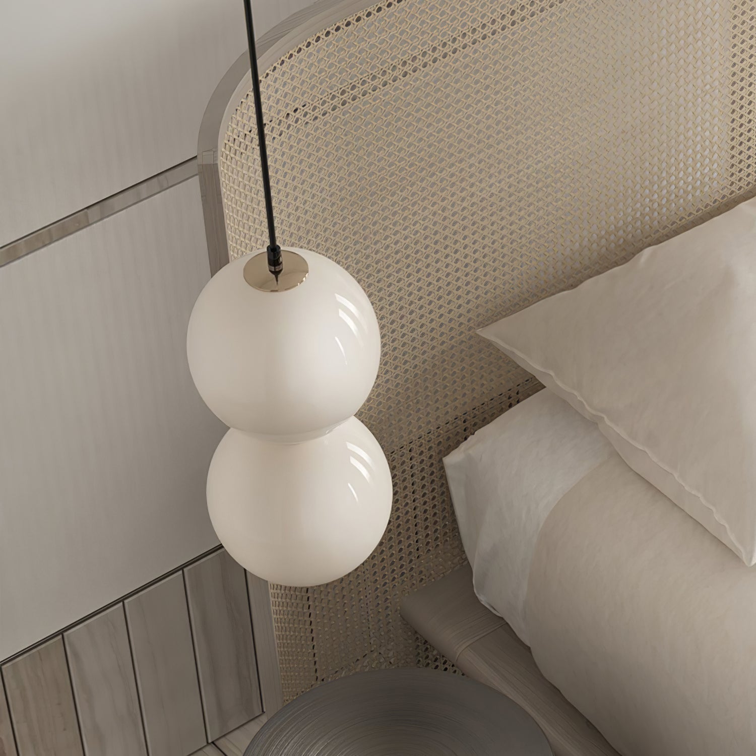 Double Globe Pendant Lamp - Blowlighting