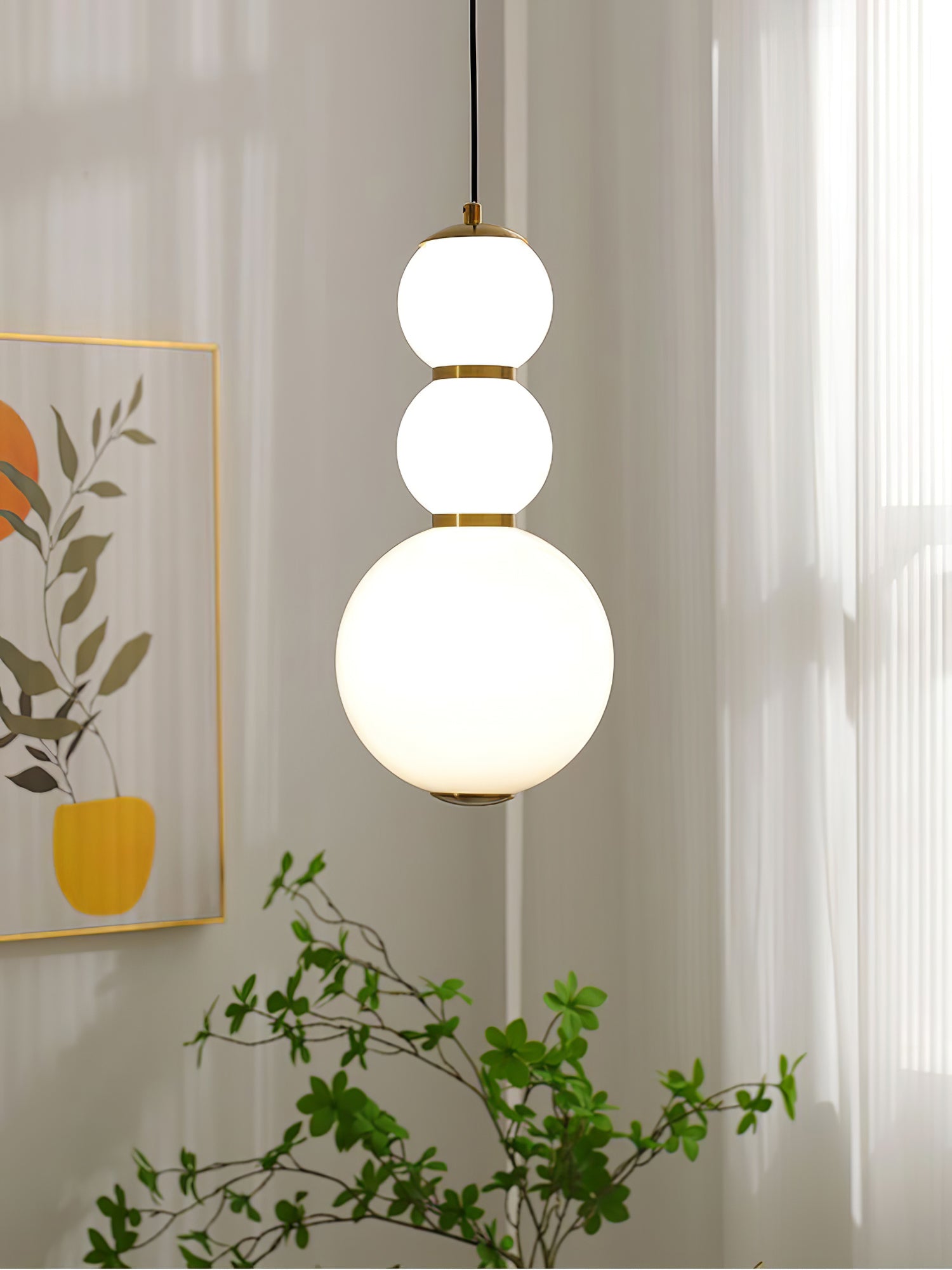 Double Globe Pendant Lamp - Blowlighting