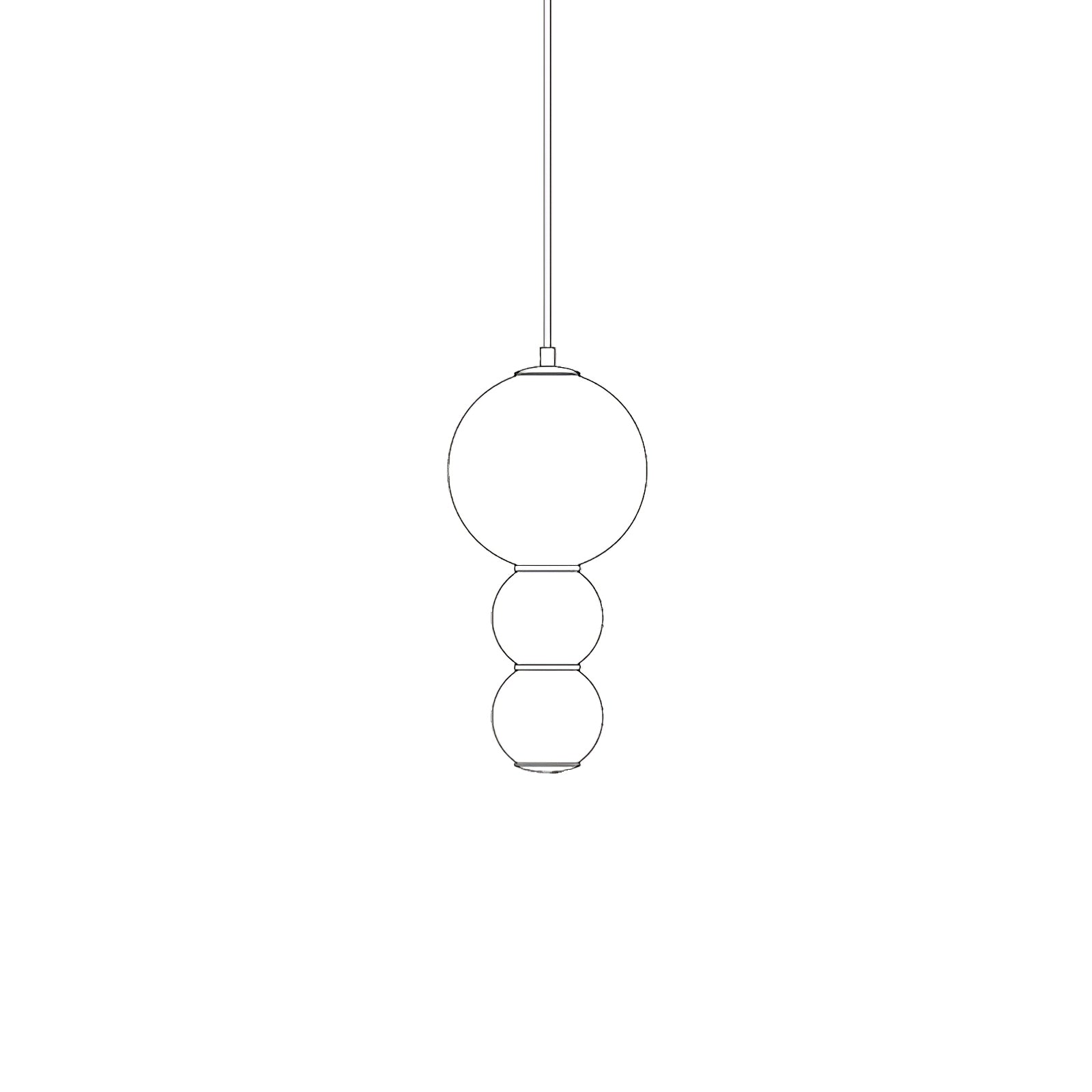 Double Globe Pendant Lamp - Blowlighting