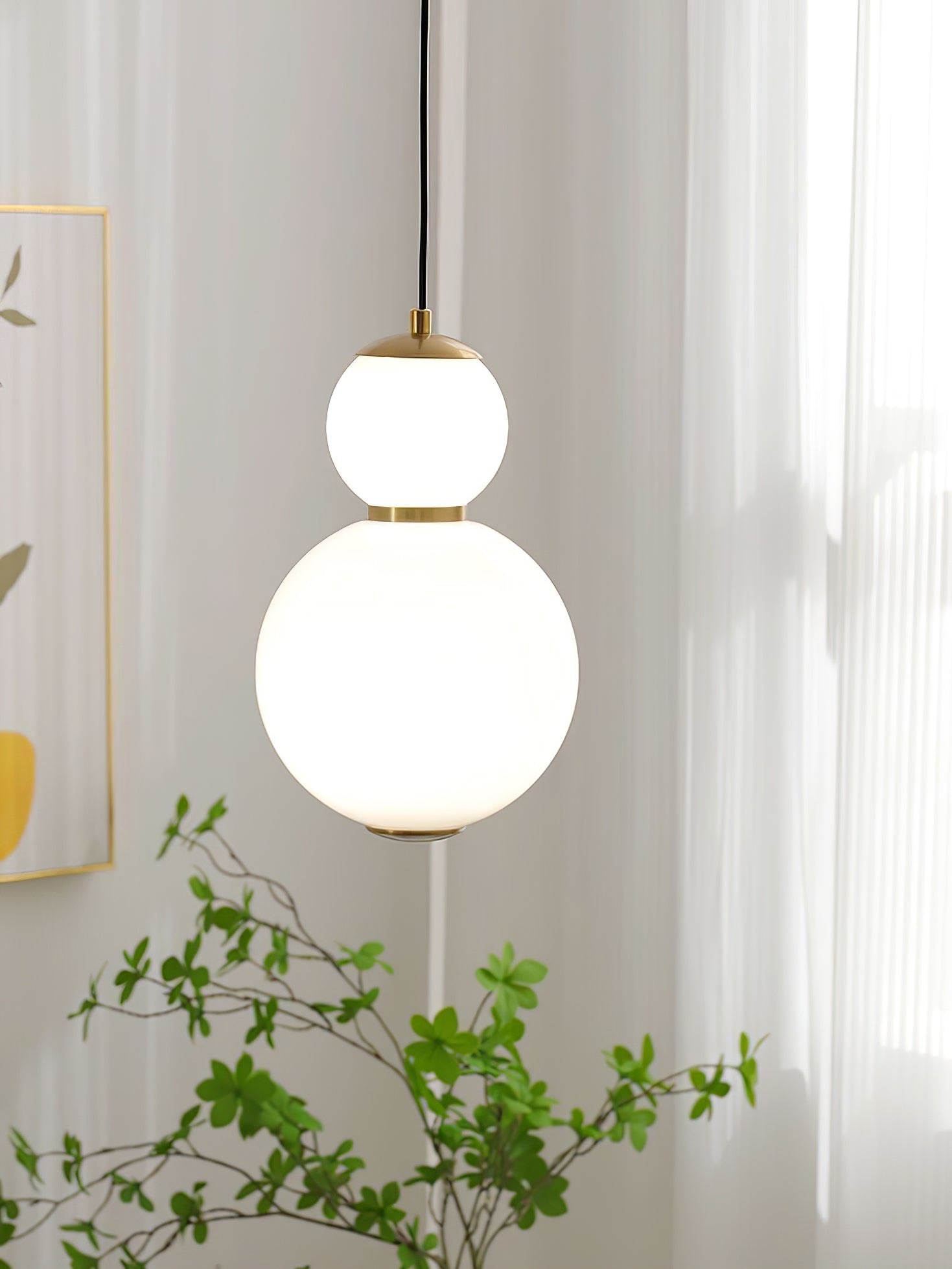 Double Globe Pendant Lamp - Blowlighting