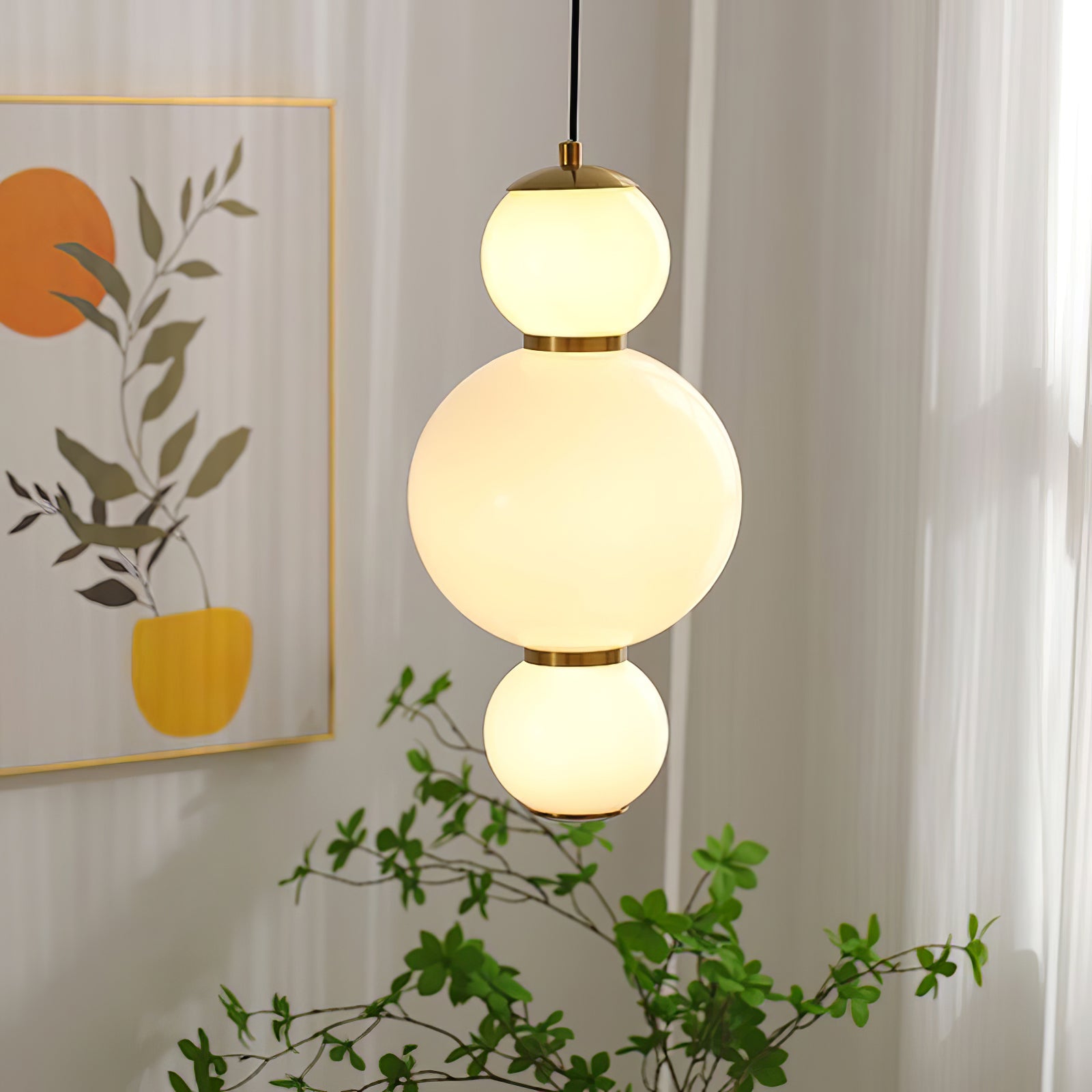 Double Globe Pendant Lamp - Blowlighting
