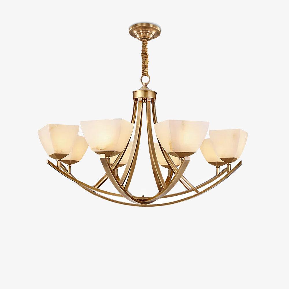 Crown Classic Brass Chandelier - Blowlighting