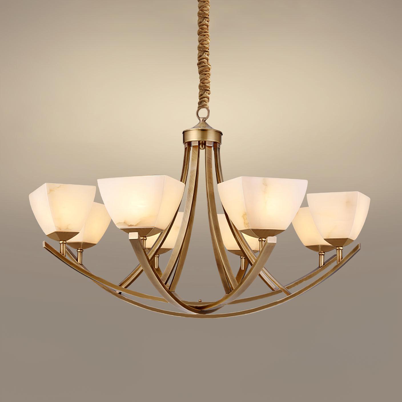Crown Classic Brass Chandelier - Blowlighting
