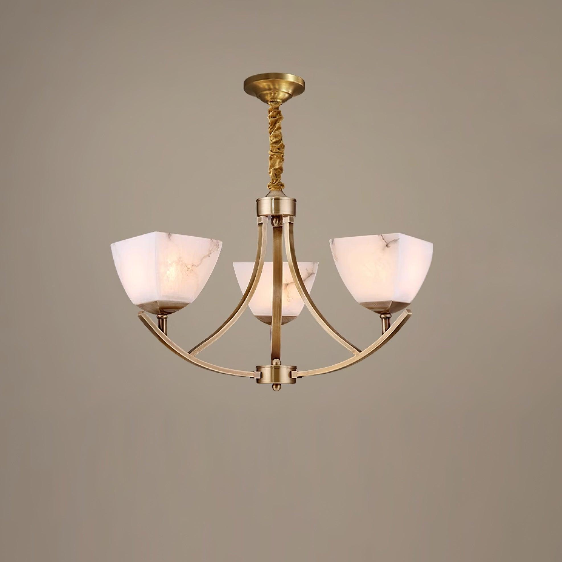 Crown Classic Brass Chandelier - Blowlighting