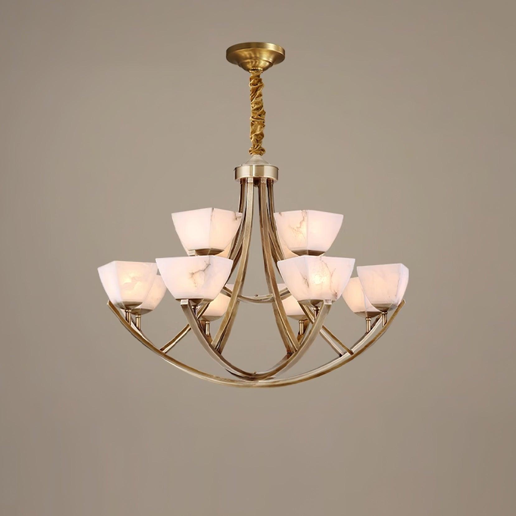 Crown Classic Brass Chandelier - Blowlighting
